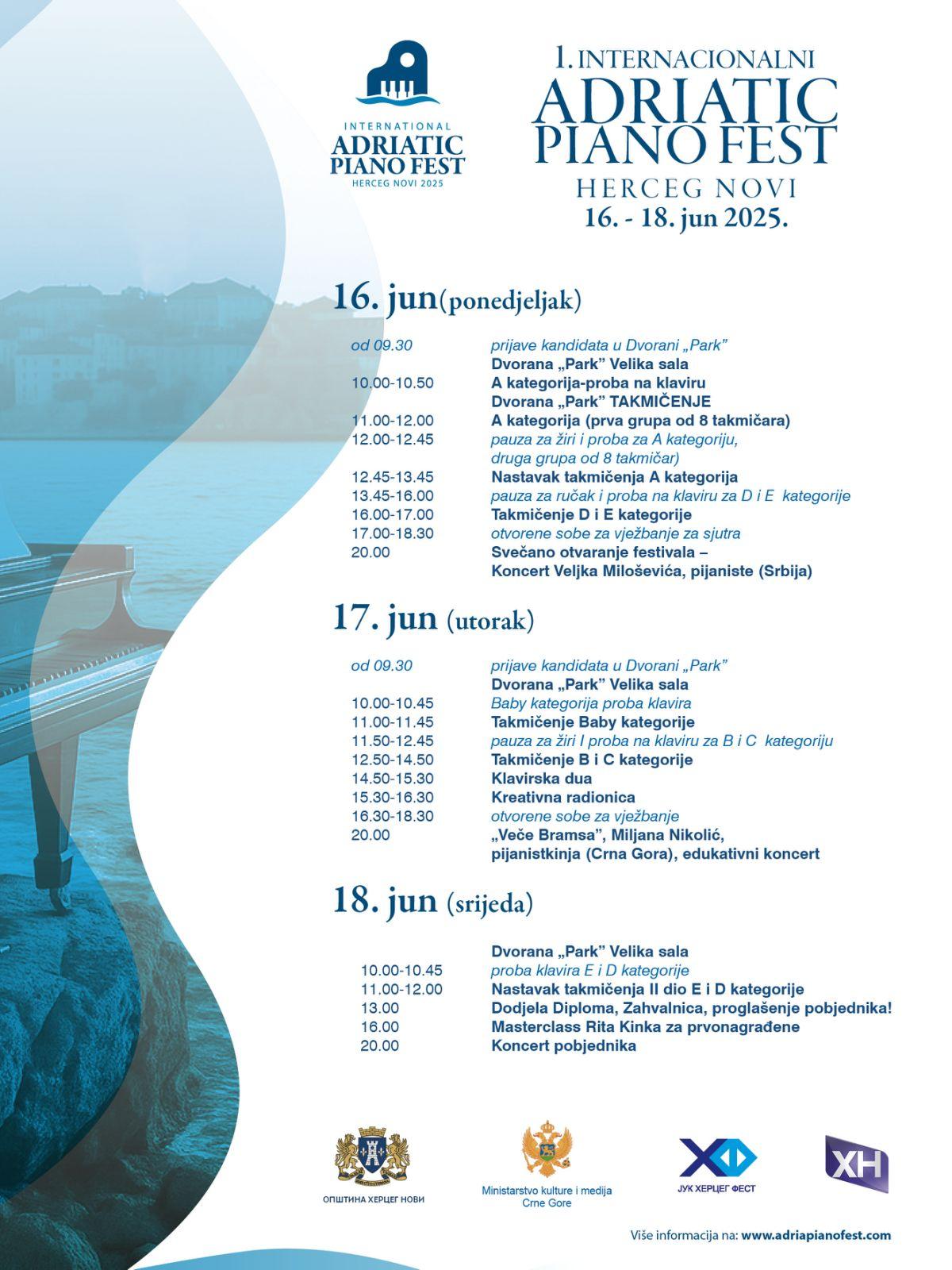 Schedule for the APF 2025